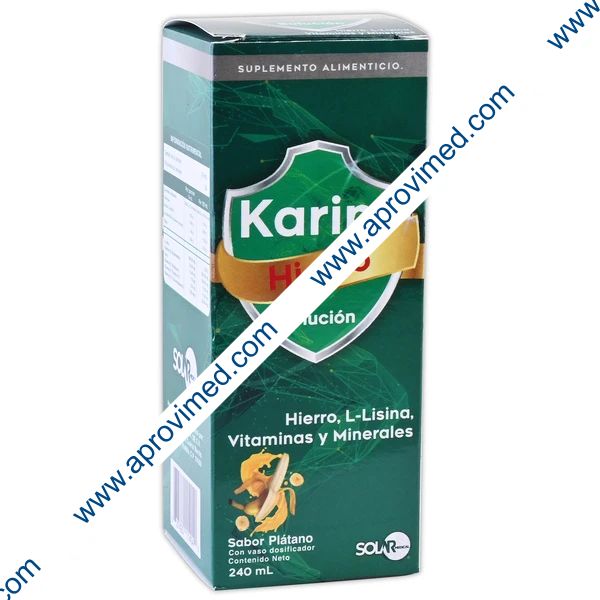 KARIM HIERRO SOLUCIÓN Sab. Plátano Fco. 240 ML.