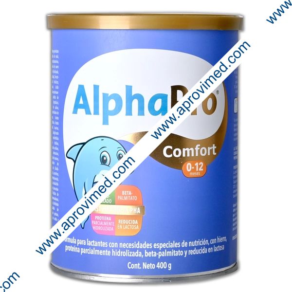 ALPHAPRO COMFORT (0-12 meses) LECHE en POLVO Lata c/400 G.