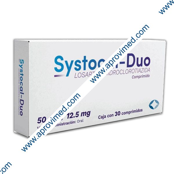 SYSTOCAL-DUO c/30 COMPS. 50/12.5 MG.