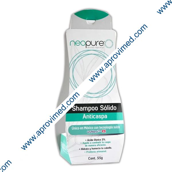 SHAMPOO SÓLIDO ANTICASPA (Neopure) 55 G.