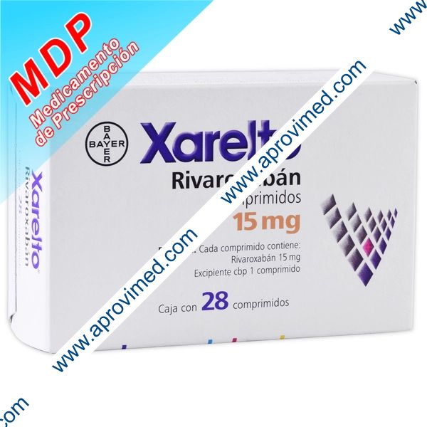 XARELTO c/28 COMPS. 15 MG.