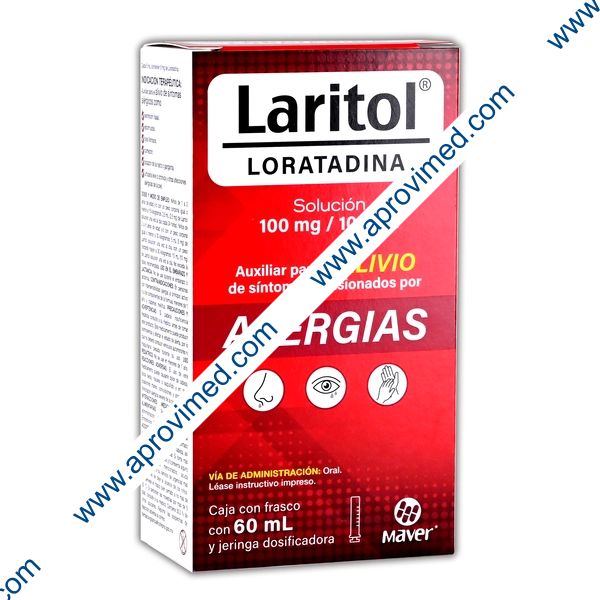 LARITOL SOLUCIÓN Fco. 60 ML. 100 MG/100 ML.