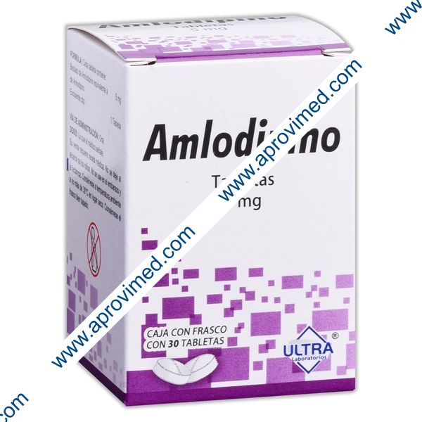 AMLODIPINO (Ultra) c/ 30 TABS. 5 MG.
