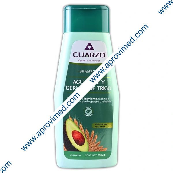 SHAMPOO de AGUACATE y GERMEN DE TRIGO Fco. 550 ML.