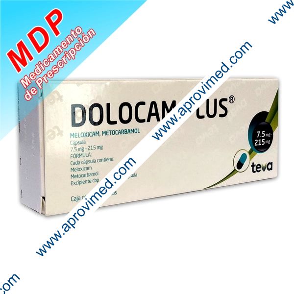 DOLOCAM PLUS c/20 CAPS. 7.5 MG/215 MG.