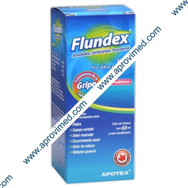 FLUNDEX JBE. Pedtco. Fco. 60 ML. 0.5-0.02-3.0 G/100 ML.