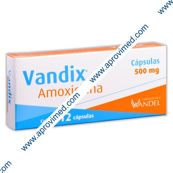 VANDIX c/12 CAPS. 500 MG.