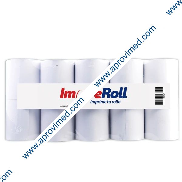 ROLLO PAPEL TÉRMICO P.VTA. Imp. Negro (ImpreRoll) 80x70mm. Paq. c/10 Pzs.
