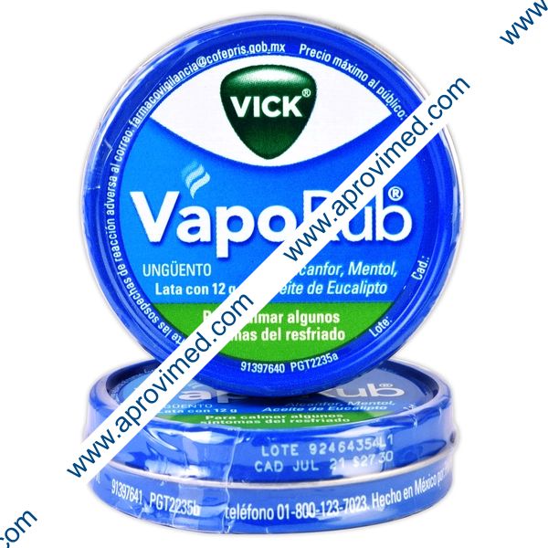 VICK VapoRub UNGÜENTO Lata c/12 G. 5.26/2.82/1.33 G.