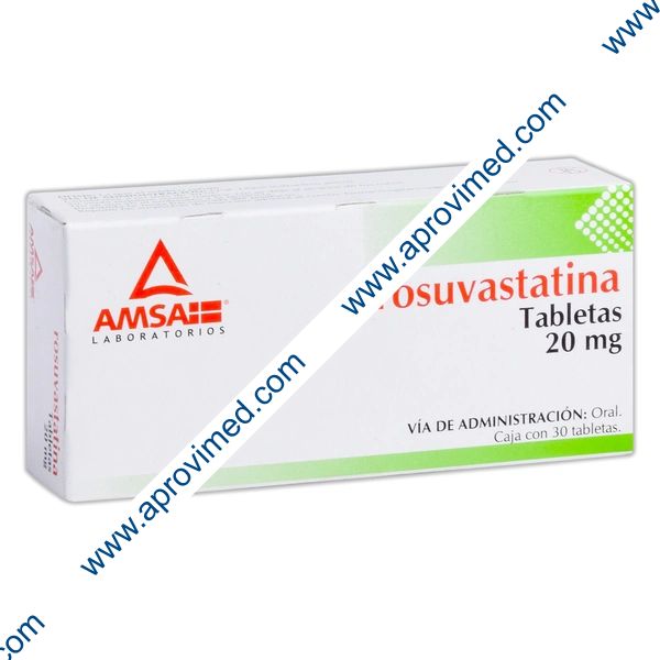 ROSUVASTATINA (Amsa) c/30 TABS. 20 MG.