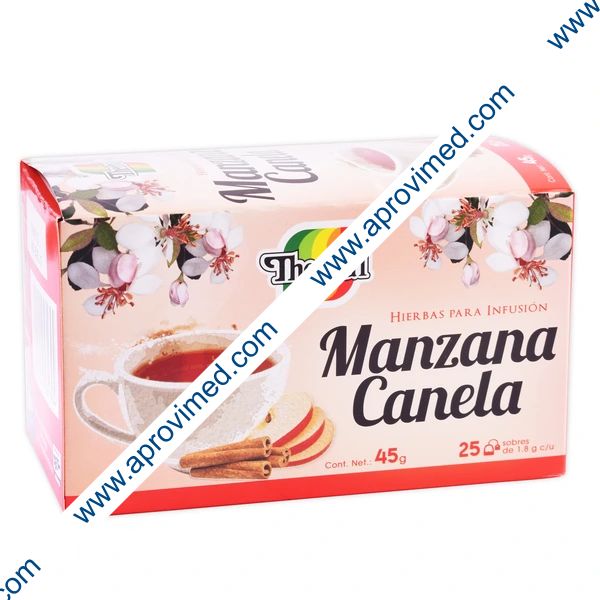 MANZANA/CANELA p/Infusión c/25 SOBS. 1.8 G.