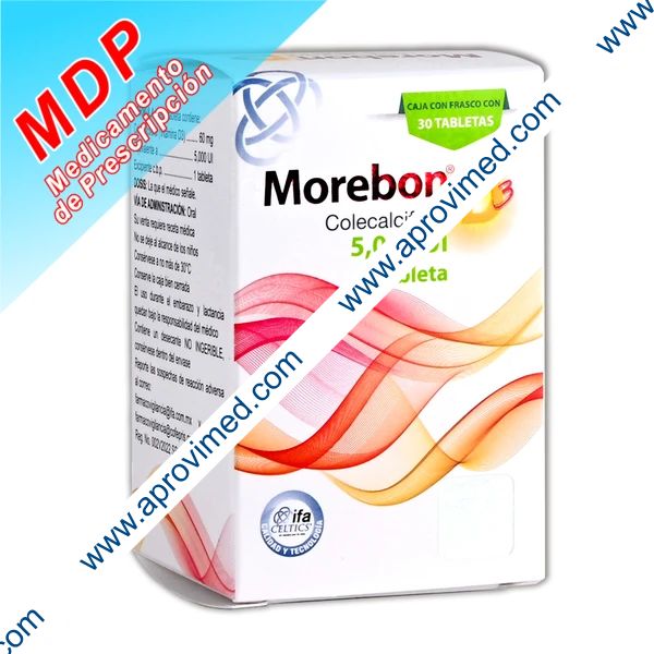 MOREBON D3 c/30 TABS. 5000 UI.