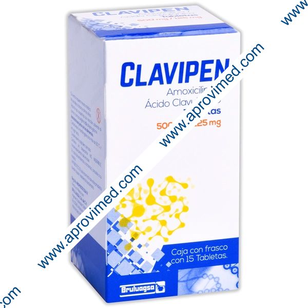 CLAVIPEN c/15 TABS. 500/125 MG.