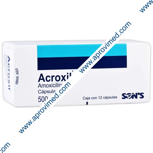 ACROXIL c/12 CAPS. 500 MG.