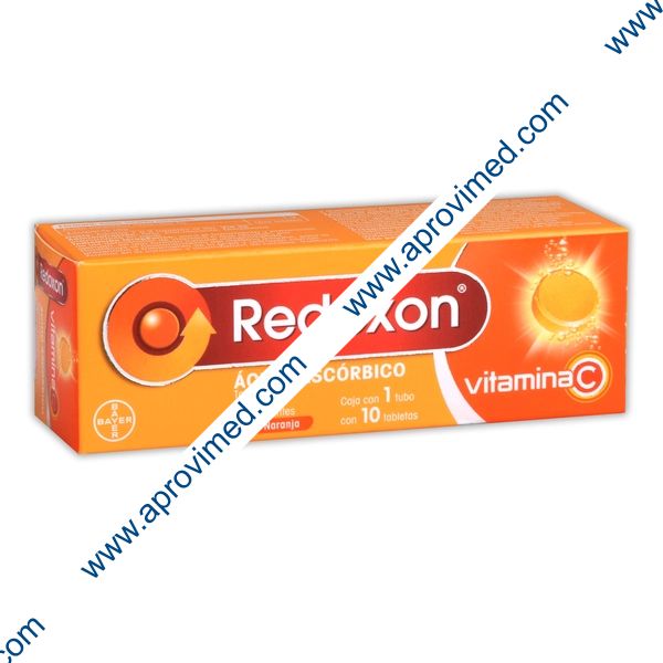 REDOXON c/10 TABS. EFERVS. Sabor Naranja 1 G.
