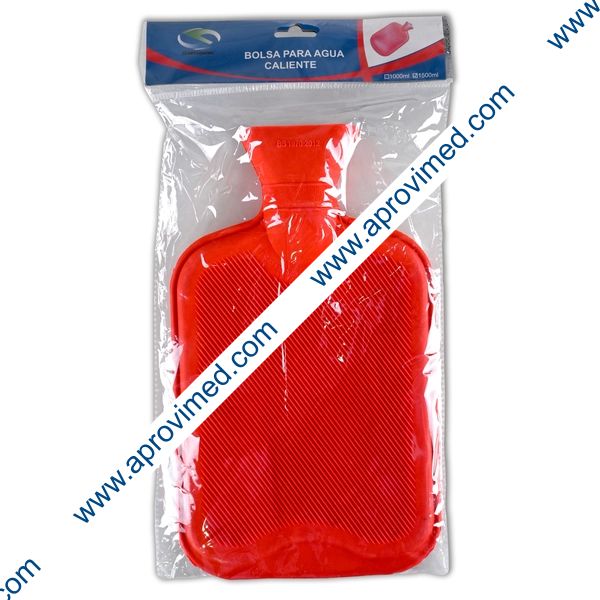 BOLSA DE HULE PARA AGUA CALIENTE (Super Confort) Cap. 1.5 LT. c/1 Pza.