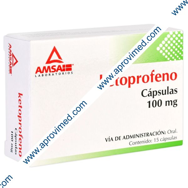KETOPROFENO (Amsa) c/15 CAPS. 100 MG.