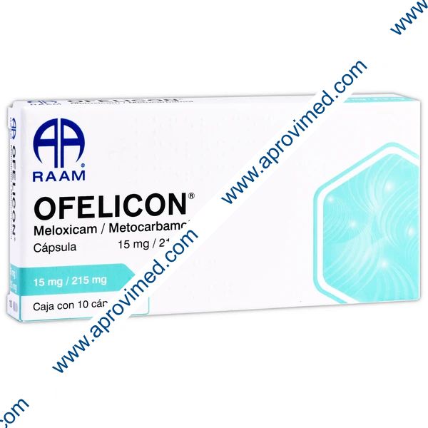OFELICON c/10 CAPS. 15/215 MG.