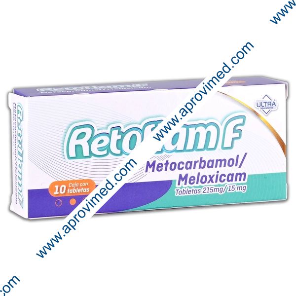 RETOFLAM-F c/10 TABS. 215/15 MG.