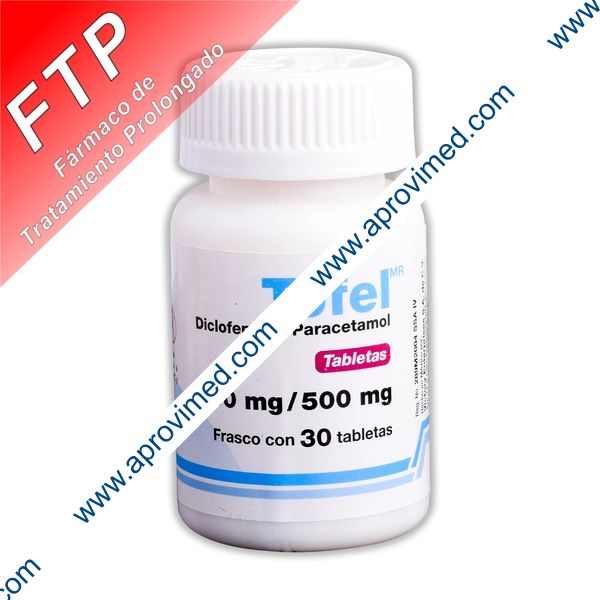 TOFEL c/30 TABS. 50/500 MG.