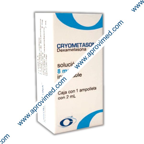 CRYOMETASONA Sol. Iny. c/1 AMPTA. 8 MG/2 ML.