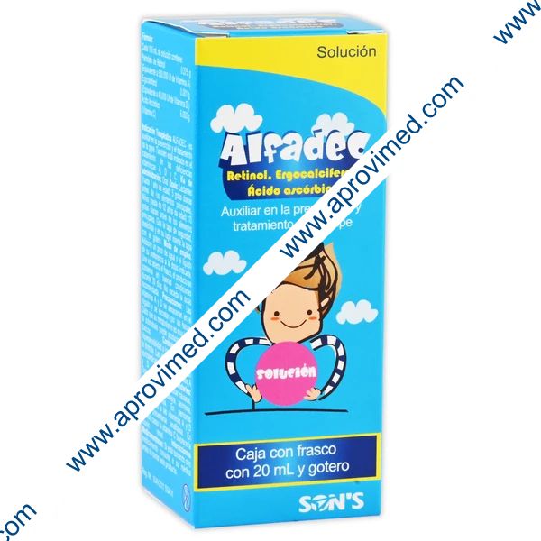ALFADEC SOL. GOTAS Fco. 20 ML. 5000 UI-400 UI-60 MG/1 ML.