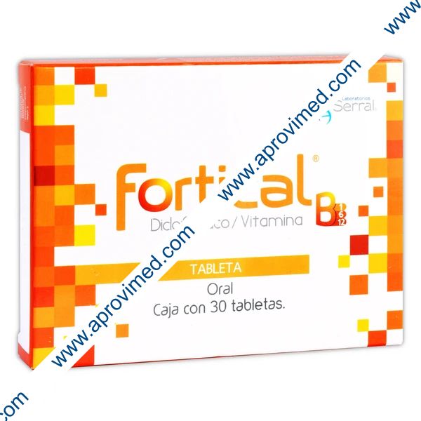 FORTICAL c/30 TABS. 50/50/50/0.25 MG.