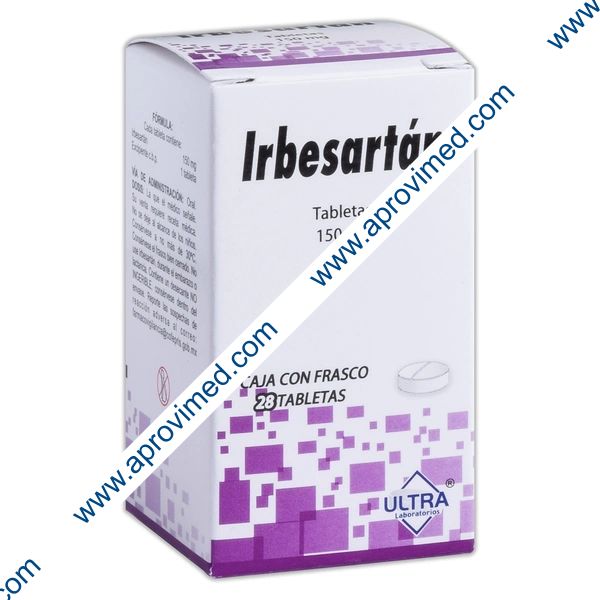 IRBESARTÁN (Ultra) c/28 TABS. 150 MG.