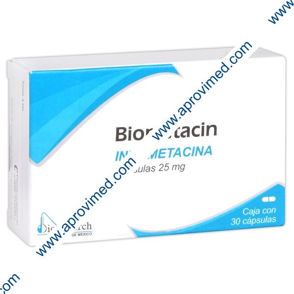 BIOMETACIN c/30 CAPS. 25 MG.