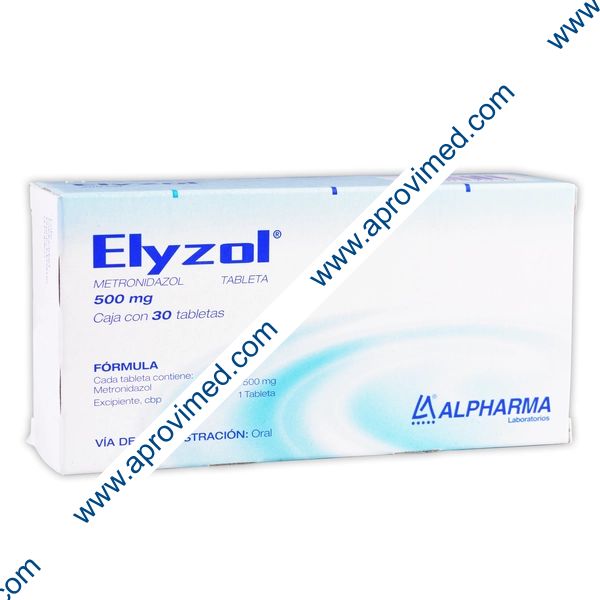 ELYZOL c/30 TABS. 500 MG.