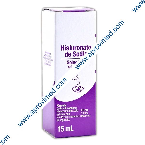 HIALURONATO DE SODIO (Grin) Sol. Oft. Fco. Gotero 15 ML. 4 MG/1 ML.