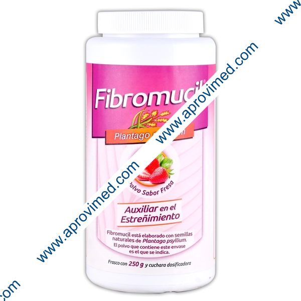FIBROMUCIL POLVO Sabor Fresa Fco. c/250 G. 31.49 G/100 G.