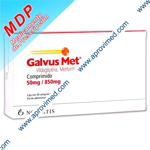 GALVUS MET c/30 COMPS. 50/850 MG.