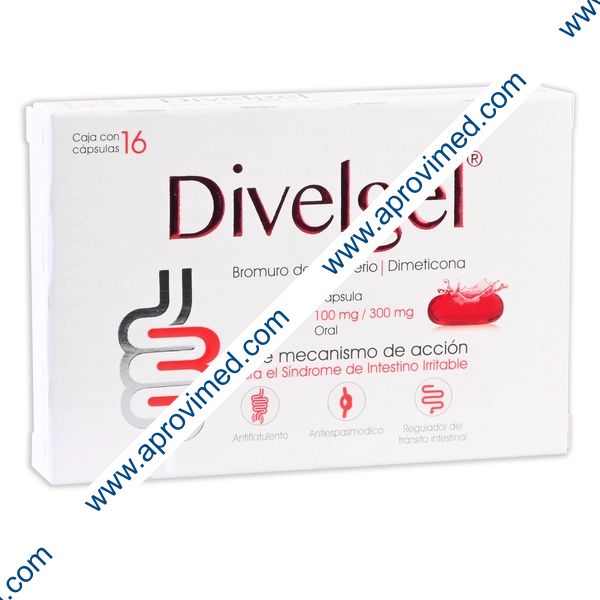 DIVELGEL c/16 CAPS. 100/300 MG.