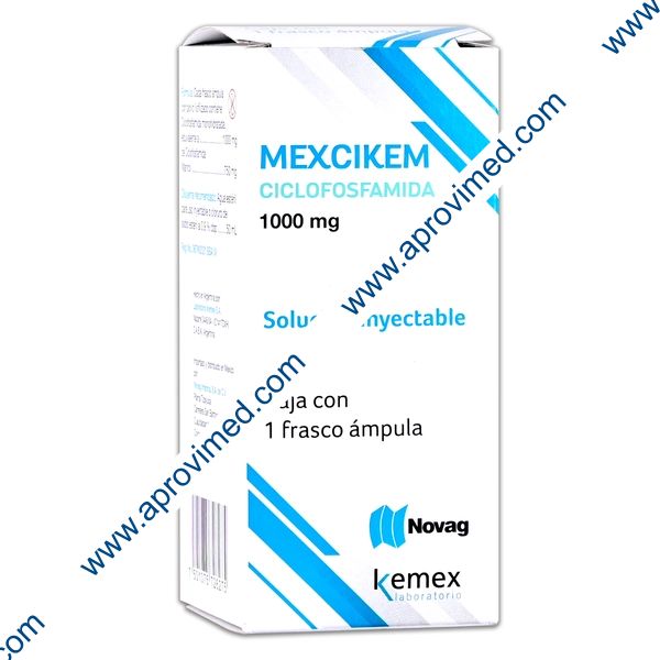 MEXCIKEM Sol. Iny. c/1 FCO. AMP. 1000 MG.