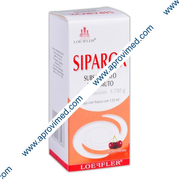 SIPAROX SUSP. Sabor Cereza Fco. 120 ML. 1.750 G/100 ML.