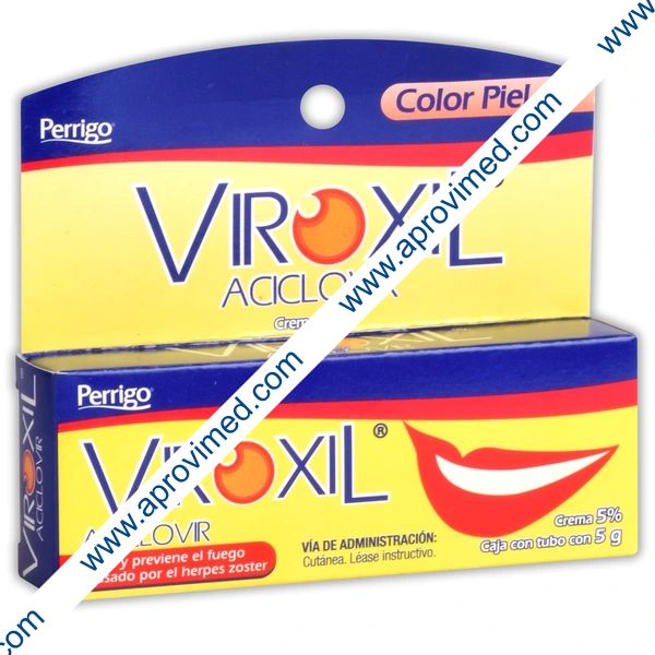 VIROXIL CREMA 5% Color Piel TUBO c/5 G.