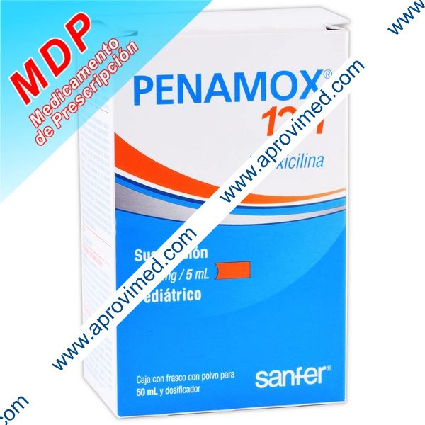 PENAMOX 12H SUSP. PEDTCO. Fco. 50 ML. 400 MG/5 ML.