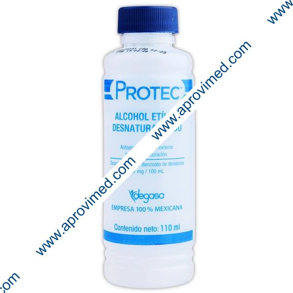 ALCOHOL ETÍLICO Desnaturalizado (Protec) 70% Fco. 110 ML.