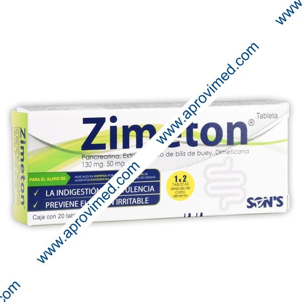 ZIMETON c/20 TABS. 130/50/40 MG.