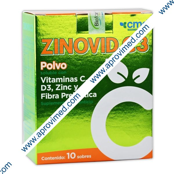 ZINOVID C3 POLVO c/10 SOBRES 8 G.