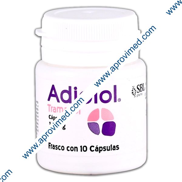 ADIOLOL Fco. c/10 CAPS. 100 MG.