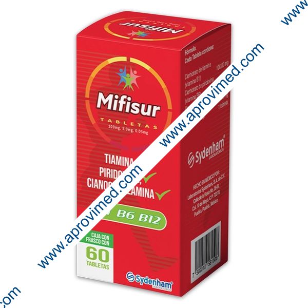MIFISUR c/60 TABS. 100/5/0.05 MG.