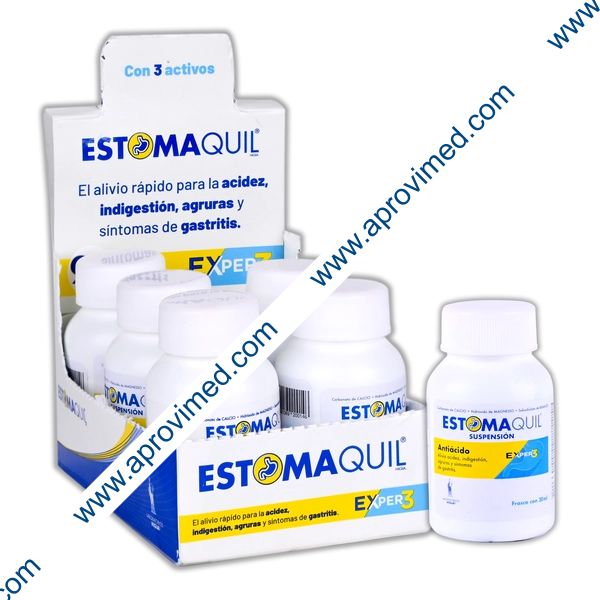 ESTOMAQUIL EXper3 SUSP. Fco. 30 ML. Display c/6 Pzs. 2.67-1.67-1.00 G/100 ML.