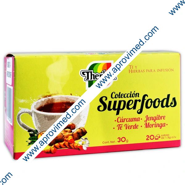COLECCIÓN SUPER FOODS p/Infusión c/20 SOBS. 1.5 G.