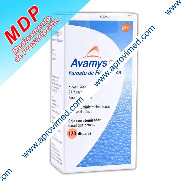 AVAMYS 2A SUSP. NASAL p/Inhalación c/120 Disparos 27.5 MCG.