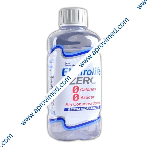 ELECTROLIFE ZERO Bebida Hidratante SABOR MORA AZUL 625 ML.