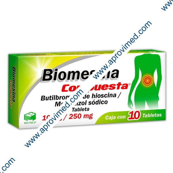 BIOMESINA Compuesta c/10 GRAG. 10/250 MG.