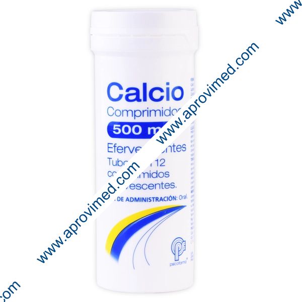 CALCIO (Psicofarma) c/12 COMPS. Efervescentes 500 MG.