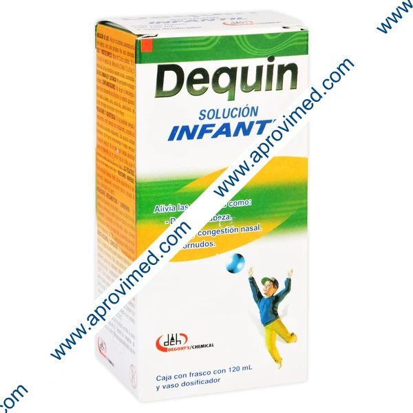 DEQUIN SOL. Infantil Fco. 120 ML. 2.0-0.1-0.2-2.5 G/100 ML.